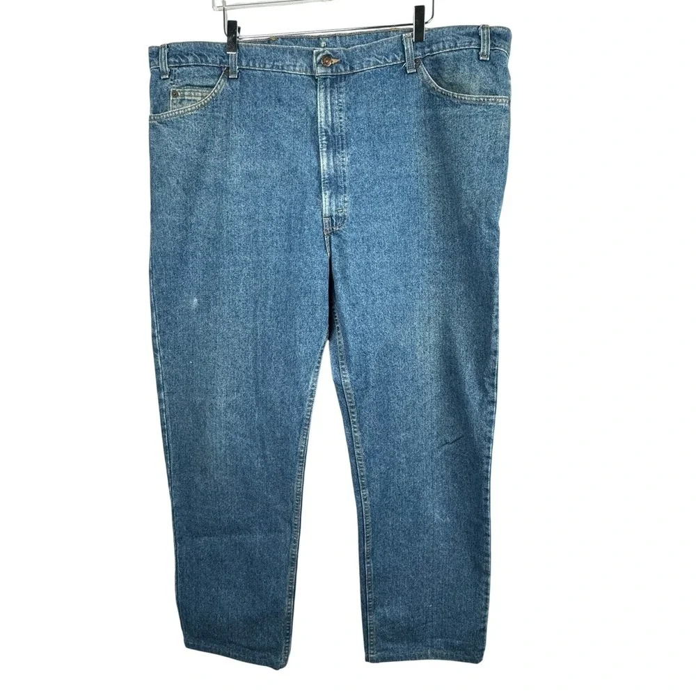 VTG 90's Levi's 540 Relaxed Fit 100% Cotton Brown Tab Men's Denim‎ Jeans 46x30